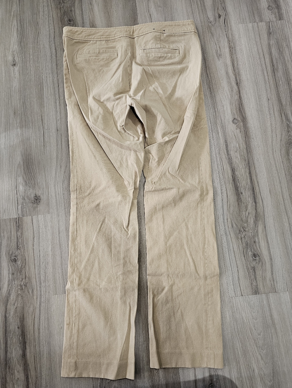 🟣3 For $51🟣 Lauren Ralph Lauren Women's Tan Modern Straight Pants - Picture 3 of 4